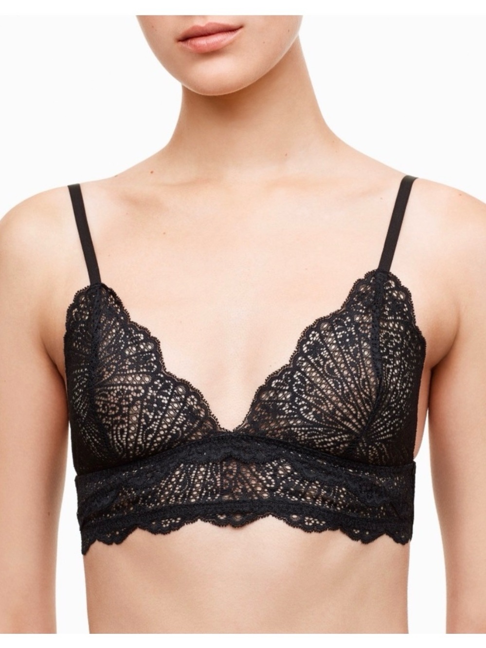NWT Aritzia Wilfred Lisieux Bralette - Black - Size Medium
